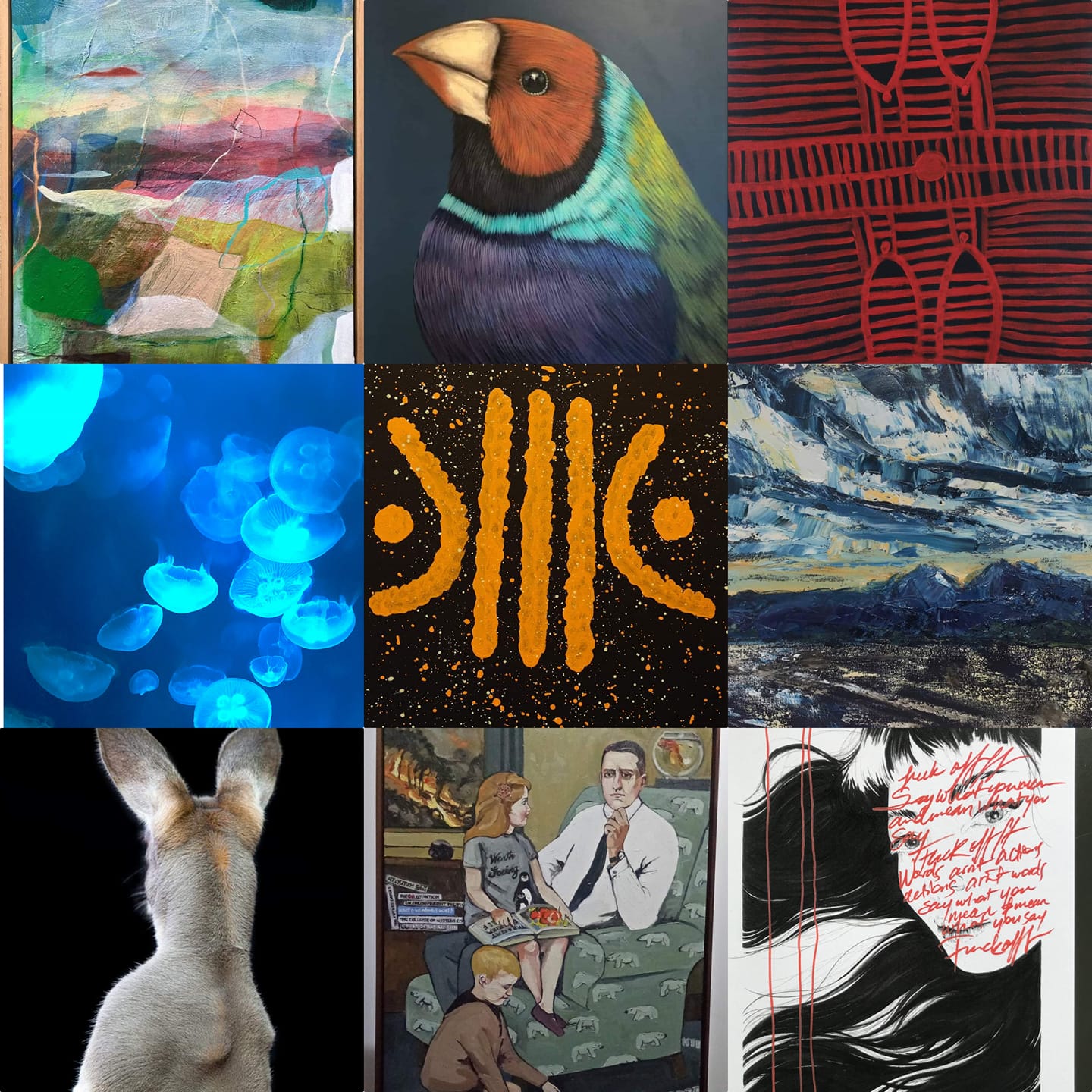 Selection of featured works