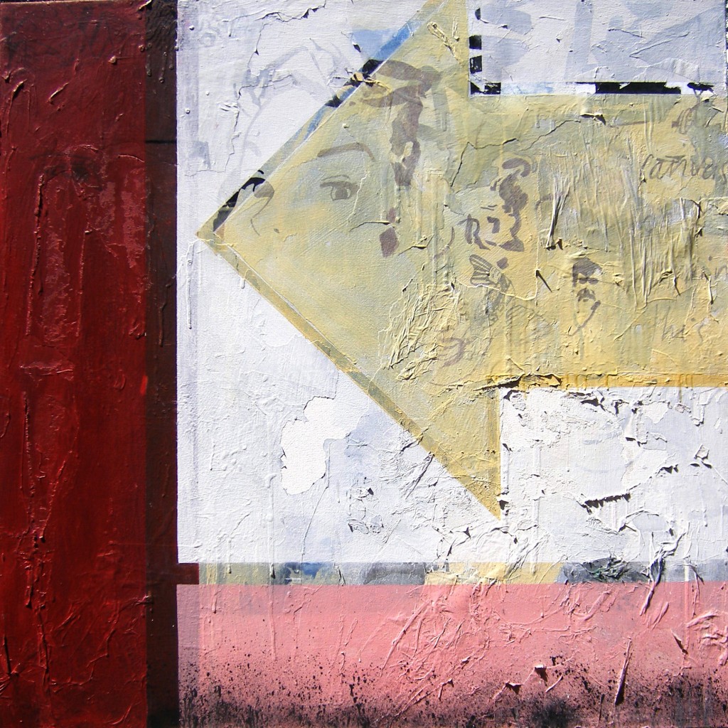 Laneway Landscape No.5, 2008 Synthetic polymers & mixed media on canvas 85 x 95cm SOLD